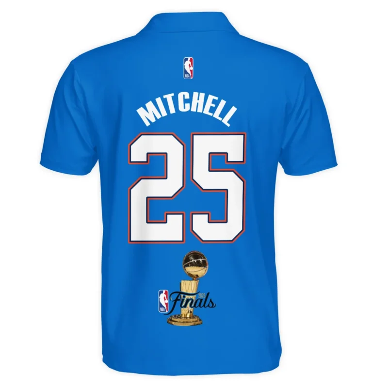 Basketball Player Polo Shirt NBA 2025 For Fan Basketball Player HVN1087AM062325POS - Image 3