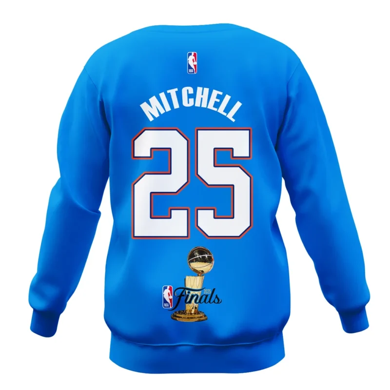 Ajay Mitchell Sweatshirt NBA 2025 For Fan Ajay Mitchell HVN1087AM062325SW - Image 3