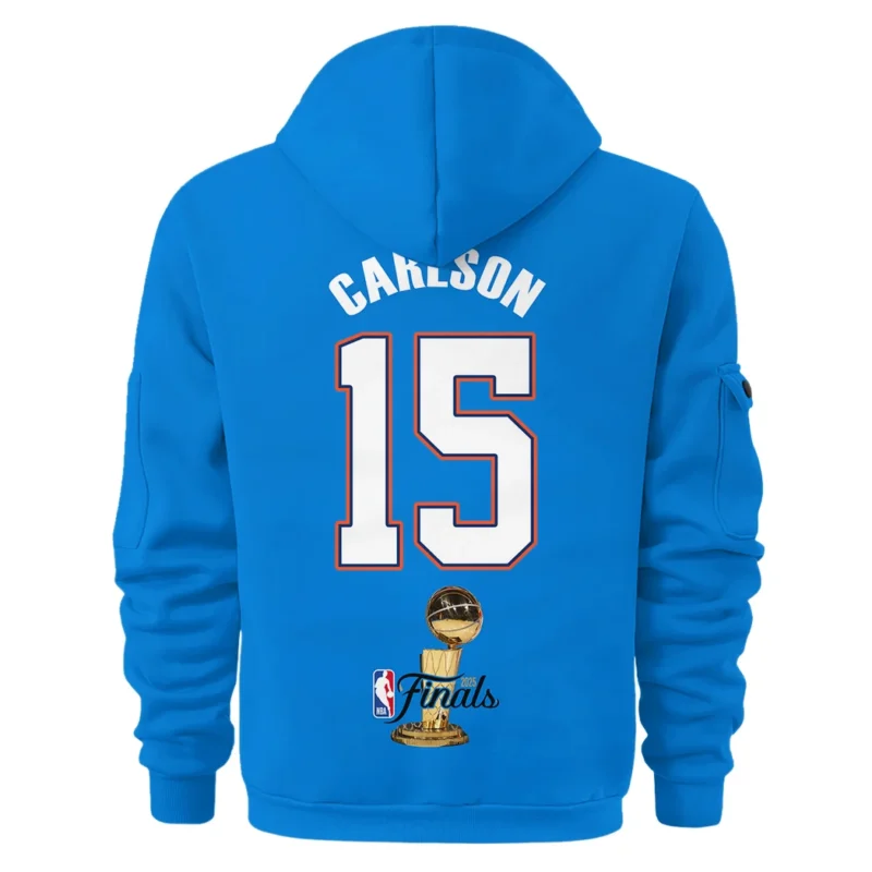 Branden Carlson Hoodie Half Zipper NBA 2025 For Fan Branden Carlson HVN1087BC062325HODZ - Image 3