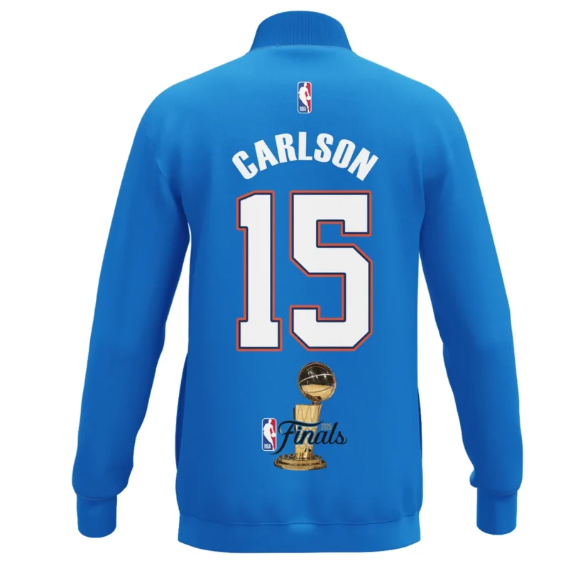 Branden Carlson  Stand Collar Jacket NBA 2025 For Fan Branden Carlson  HVN1087BC062325SCJ - Image 3