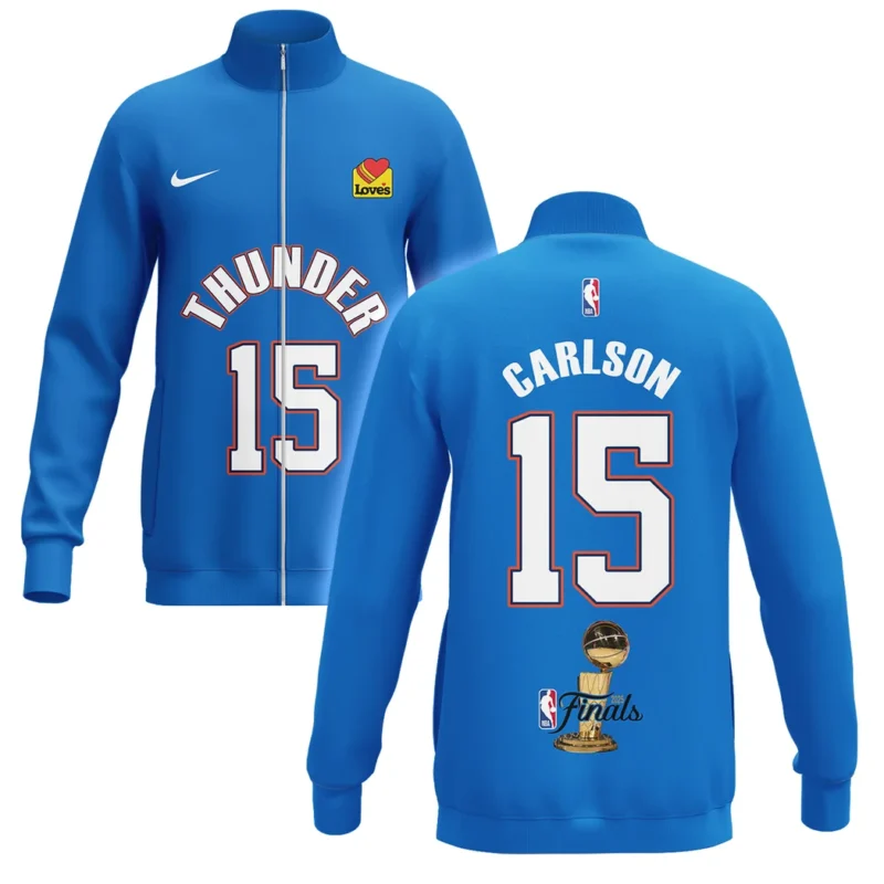Branden Carlson  Stand Collar Jacket NBA 2025 For Fan Branden Carlson  HVN1087BC062325SCJ