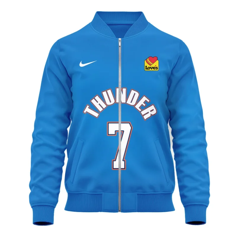 Chet Holmgren Bomber Jacket NBA 2025 For Fan Chet Holmgren HVN1087CH062325BOB - Image 2