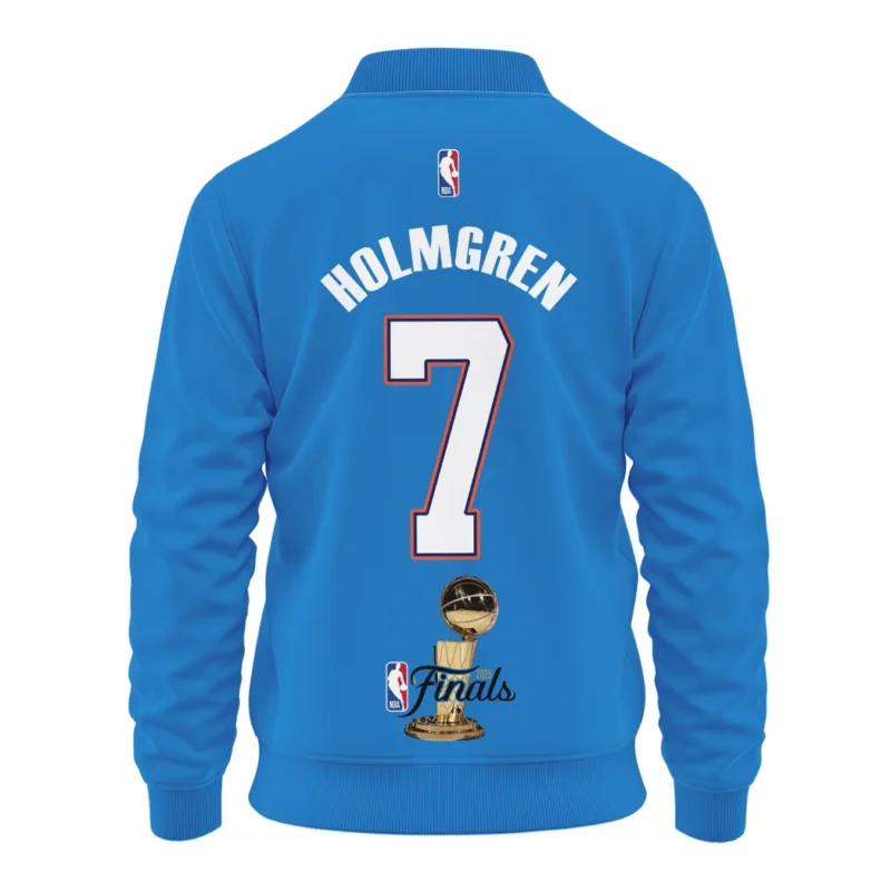 Chet Holmgren Bomber Jacket NBA 2025 For Fan Chet Holmgren HVN1087CH062325BOB - Image 3