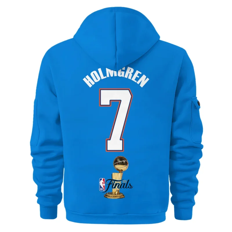 Chet Holmgren Hoodie Half Zipper NBA 2025 For Fan Chet Holmgren HVN1087CH062325HODZ - Image 3