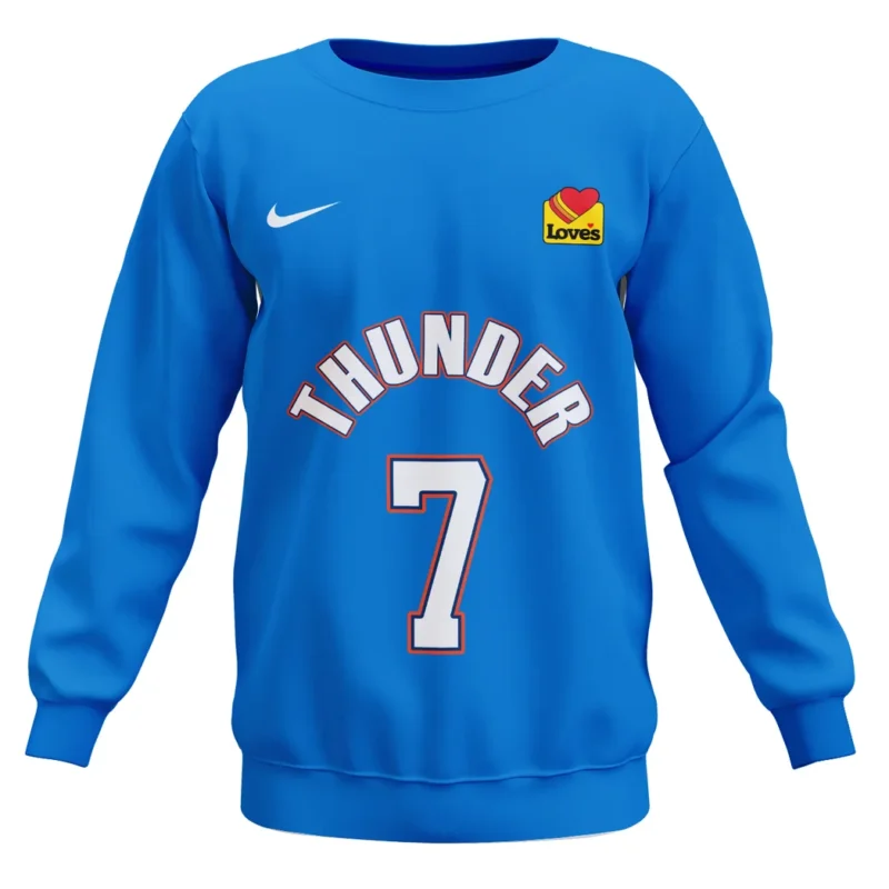 Chet Holmgren Sweatshirt NBA 2025 For Fan Chet Holmgren HVN1087CH062325SW - Image 2
