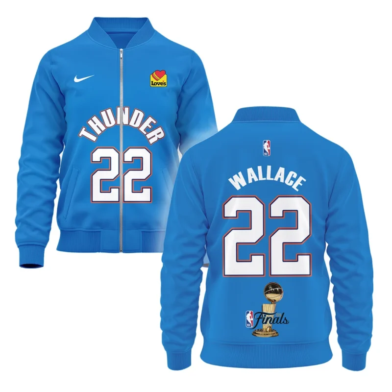Cason Wallace Bomber Jacket NBA 2025 For Fan Cason Wallace HVN1087CW062325BOB