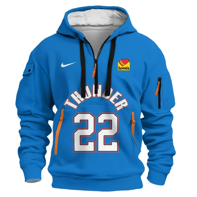 Cason Wallace Hoodie Half Zipper NBA 2025 For Fan Cason Wallace HVN1087CW062325HODZ - Image 2