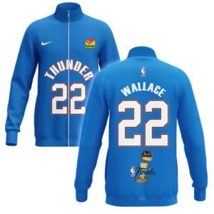 Cason Wallace Stand Collar Jacket NBA 2025 For Fan Cason Wallace HVN1087CW062325SCJ