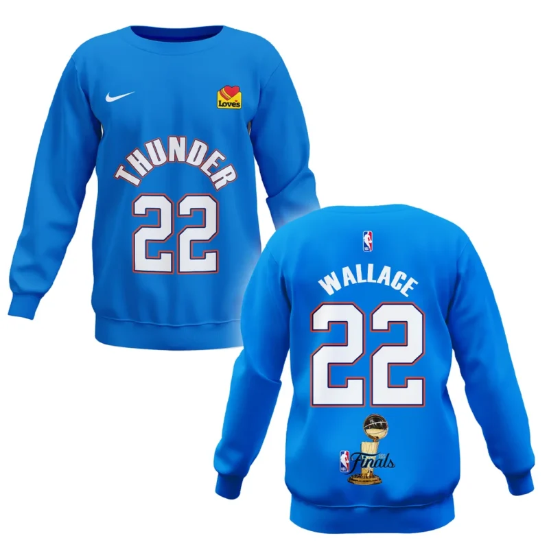 Cason Wallace Sweatshirt NBA 2025 For Fan Cason Wallace HVN1087CW062325SW