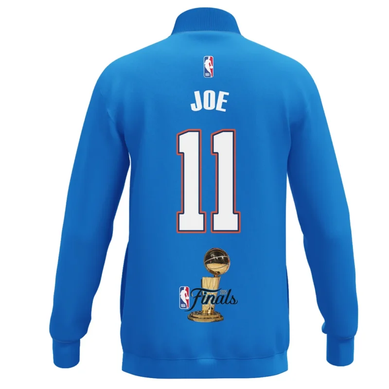 Isaiah Joe Stand Collar Jacket NBA 2025 For Fan Isaiah Joe HVN1087IJ062325SCJ - Image 3