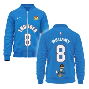 Jaylin Williams Bomber Jacket NBA 2025 For Fan Jaylin Williams HVN1087JW062325BOB