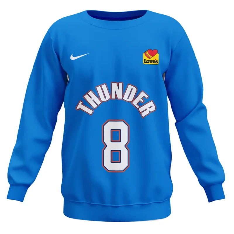 Jaylin Williams Sweatshirt NBA 2025 For Fan Jaylin Williams HVN1087JW062325SW - Image 2