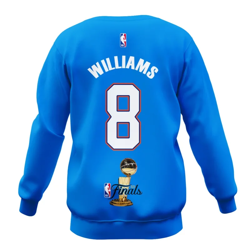 Jaylin Williams Sweatshirt NBA 2025 For Fan Jaylin Williams HVN1087JW062325SW - Image 3