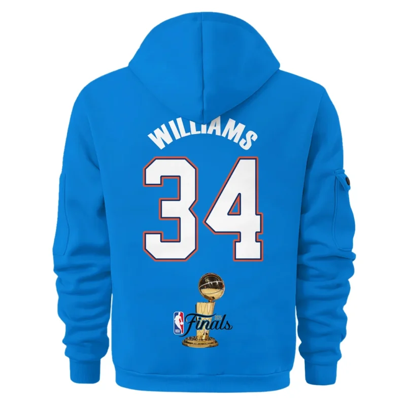 Kenrich Williams Hoodie Half Zipper NBA 2025 For Fan Kenrich Williams HVN1087KW062325HODZ - Image 3