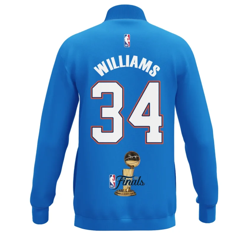 Kenrich Williams Stand Collar Jacket NBA 2025 For Fan Kenrich Williams HVN1087KW062325SCJ - Image 3