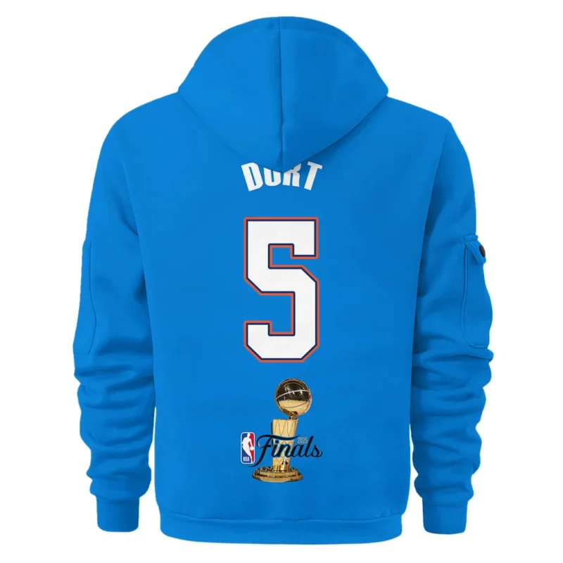 Luguentz Dort Hoodie Half Zipper NBA 2025 For Fan Luguentz Dort HVN1087LD062325HODZ - Image 3