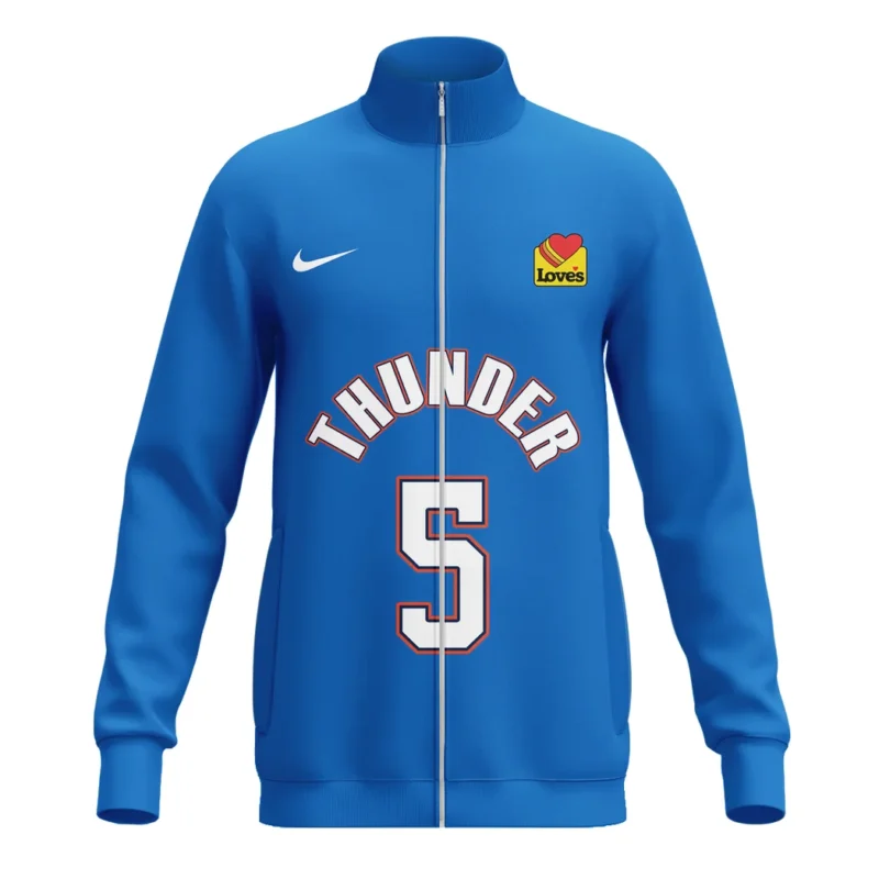 Luguentz Dort Stand Collar Jacket NBA 2025 For Fan Luguentz Dort HVN1087LD062325SCJ - Image 2