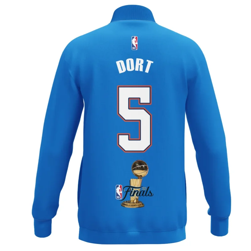 Luguentz Dort Stand Collar Jacket NBA 2025 For Fan Luguentz Dort HVN1087LD062325SCJ - Image 3