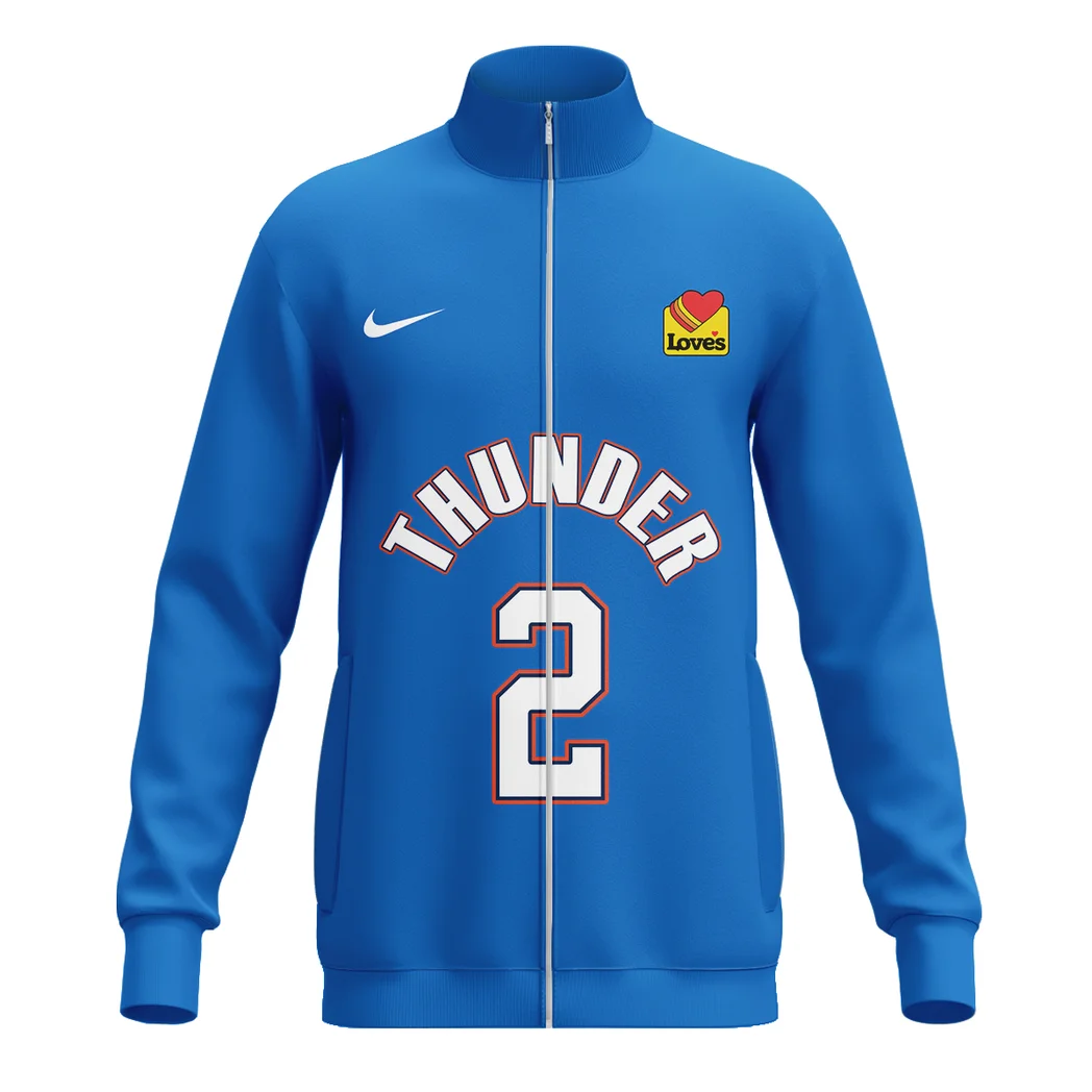 Shai Gilgeous-Alexander Stand Collar Jacket NBA 2025 For Fan Shai Gilgeous-Alexander HVN1087SGA062325SCJ - Image 2