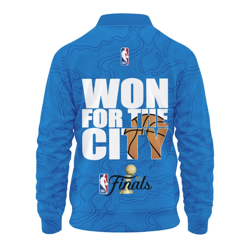 Basketball Bomber Jacket NBA 2025 For Fan Basketball HVN1089OKC062425BOB - Image 3