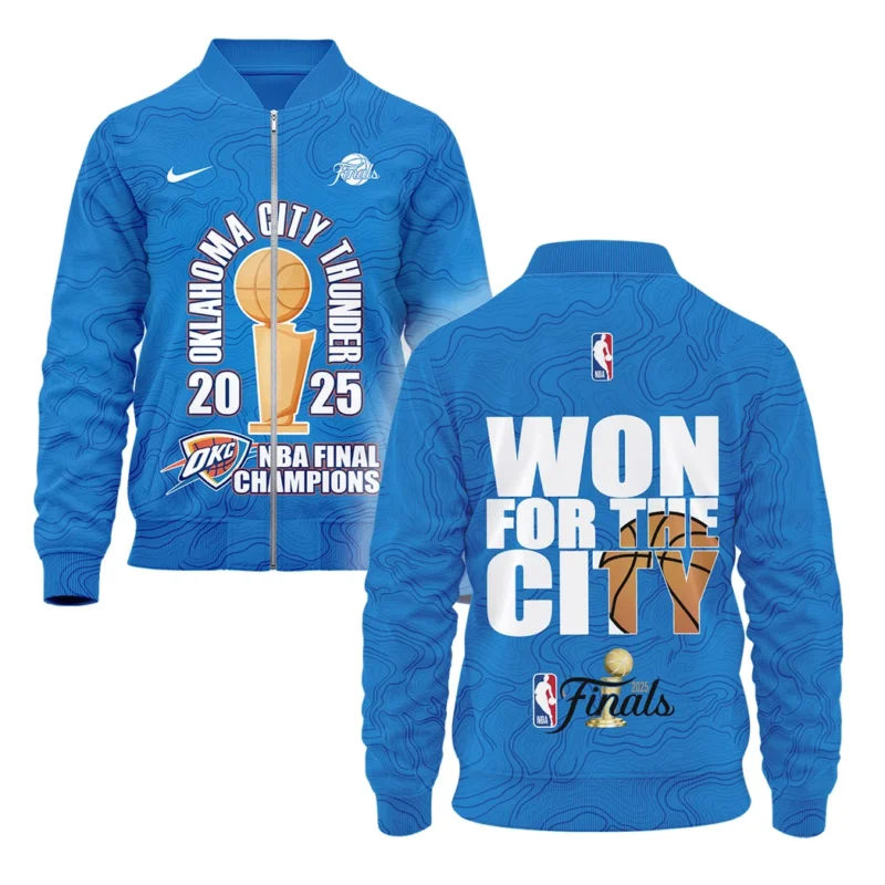 Basketball Bomber Jacket NBA 2025 For Fan Basketball HVN1089OKC062425BOB
