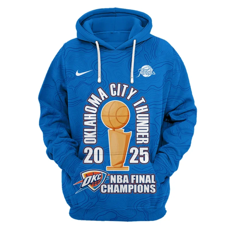 Basketball Hoodie NBA 2025 For Fan Basketball HVN1089OKC062425HOD - Image 2