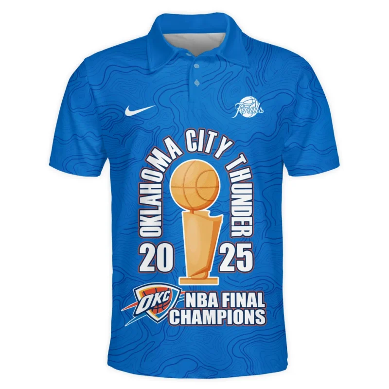 Basketball Club Polo Shirt NBA 2025 For Fan Basketball Club HVN1089OKC062425POS - Image 2