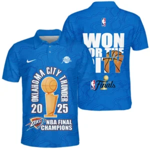 Basketball Club Polo Shirt NBA 2025 For Fan Basketball Club HVN1089OKC062425POS