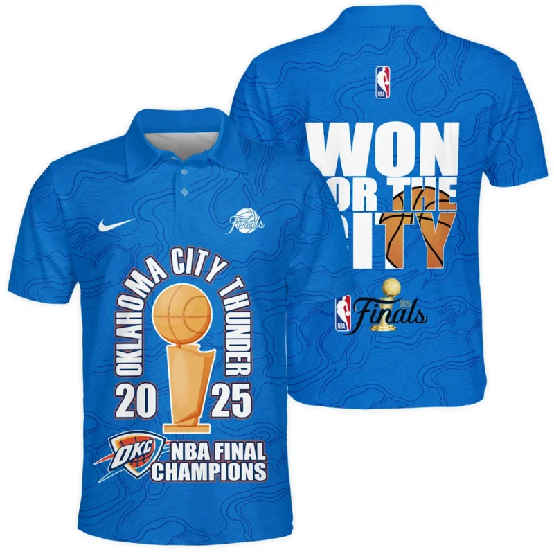 Basketball Club Polo Shirt NBA 2025 For Fan Basketball Club HVN1089OKC062425POS