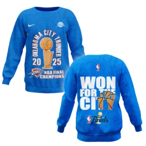 Basketball Sweatshirt NBA 2025 For Fan Basketball HVN1089OKC062425SW