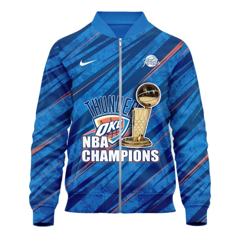 Basketball Bomber Jacket NBA 2025 For Fan Basketball HVN1090OKC062425BOB - Image 2