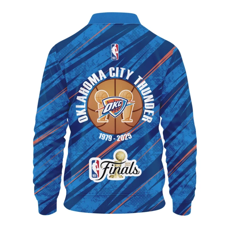 Basketball Bomber Jacket NBA 2025 For Fan Basketball HVN1090OKC062425BOB - Image 3