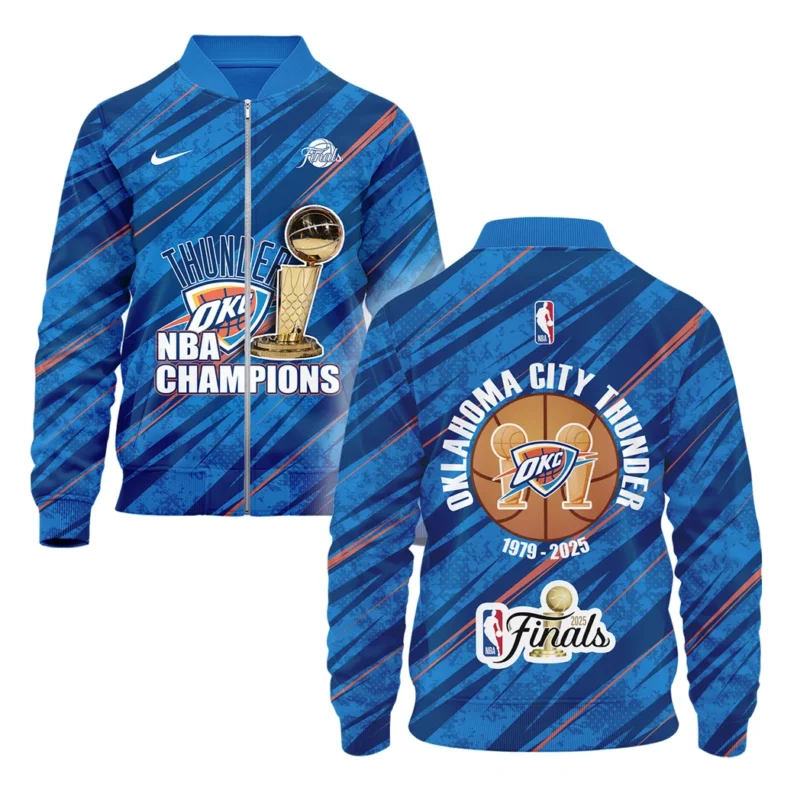 Basketball Bomber Jacket NBA 2025 For Fan Basketball HVN1090OKC062425BOB