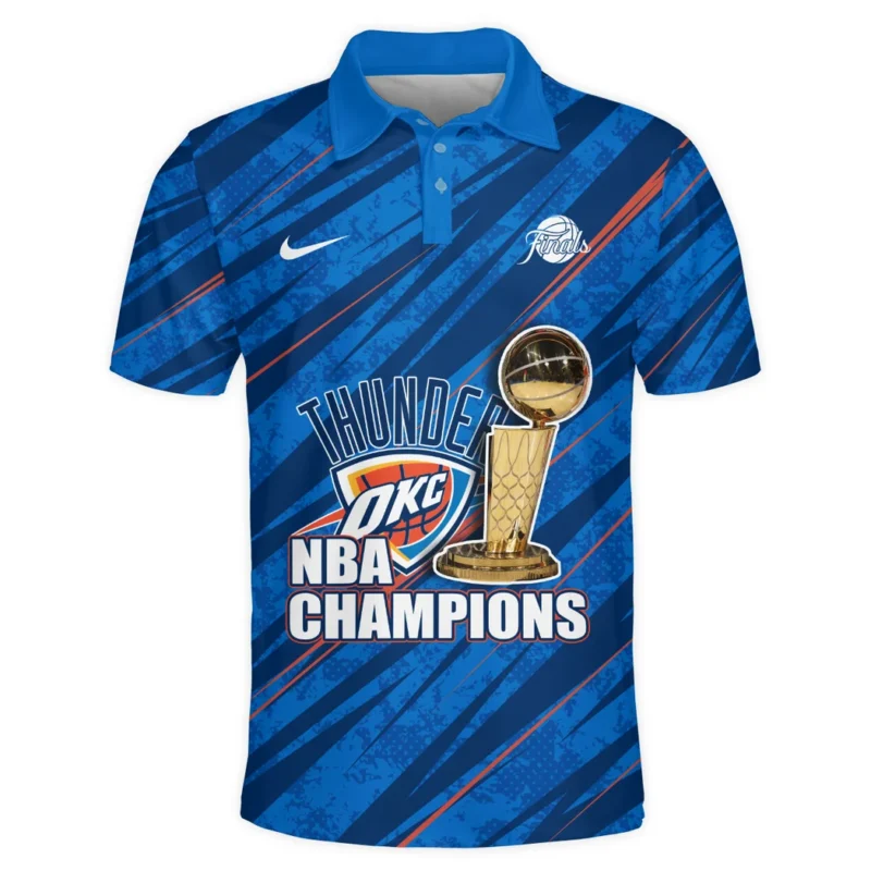 Basketball Club Polo Shirt NBA 2025 For Fan Basketball Club HVN1090OKC062425POS - Image 2