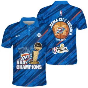 Basketball Club Polo Shirt NBA 2025 For Fan Basketball Club HVN1090OKC062425POS