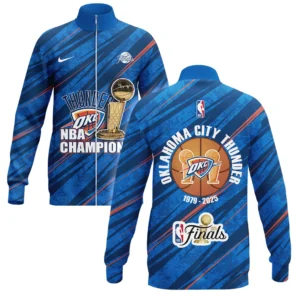 Basketball Stand Collar Jacket NBA 2025 For Fan Basketball HVN1090OKC062425SCJ