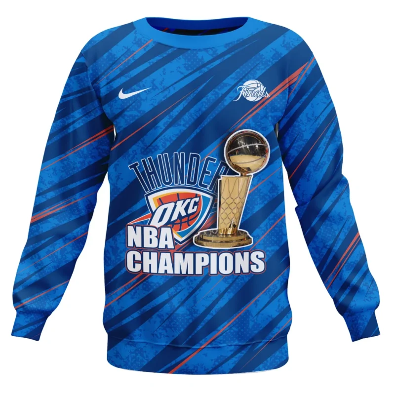 Basketball Sweatshirt NBA 2025 For Fan Basketball HVN1090OKC062425SW - Image 2