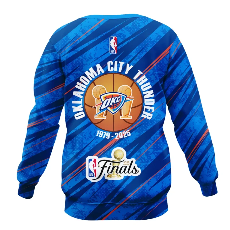 Basketball Sweatshirt NBA 2025 For Fan Basketball HVN1090OKC062425SW - Image 3