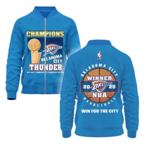 Basketball Bomber Jacket NBA 2025 For Fan Basketball HVN1092OKC062425BOB