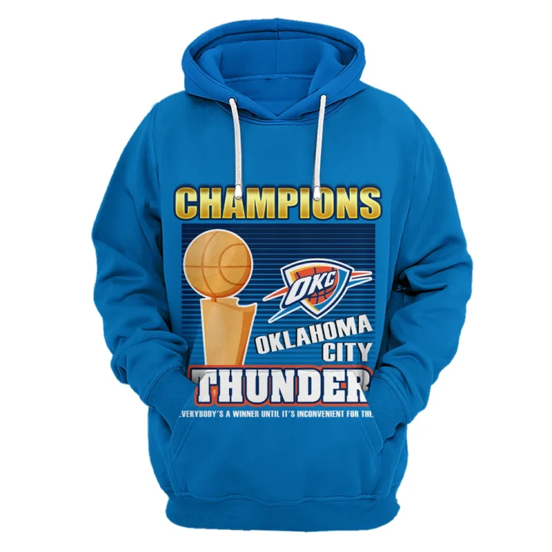 Basketball Hoodie NBA 2025 For Fan Basketball HVN1092OKC062425HOD - Image 2