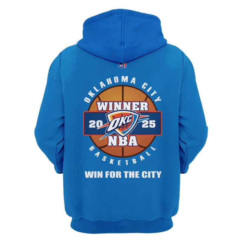 Basketball Hoodie NBA 2025 For Fan Basketball HVN1092OKC062425HOD - Image 3