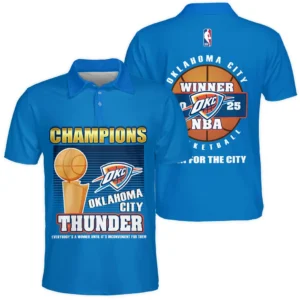 Basketball Club Polo Shirt NBA 2025 For Fan Basketball Club HVN1092OKC062425POS