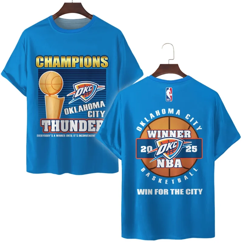 Basketball Club T-Shirt NBA 2025 For Fan Basketball Club HVN1092OKC062425TS3D