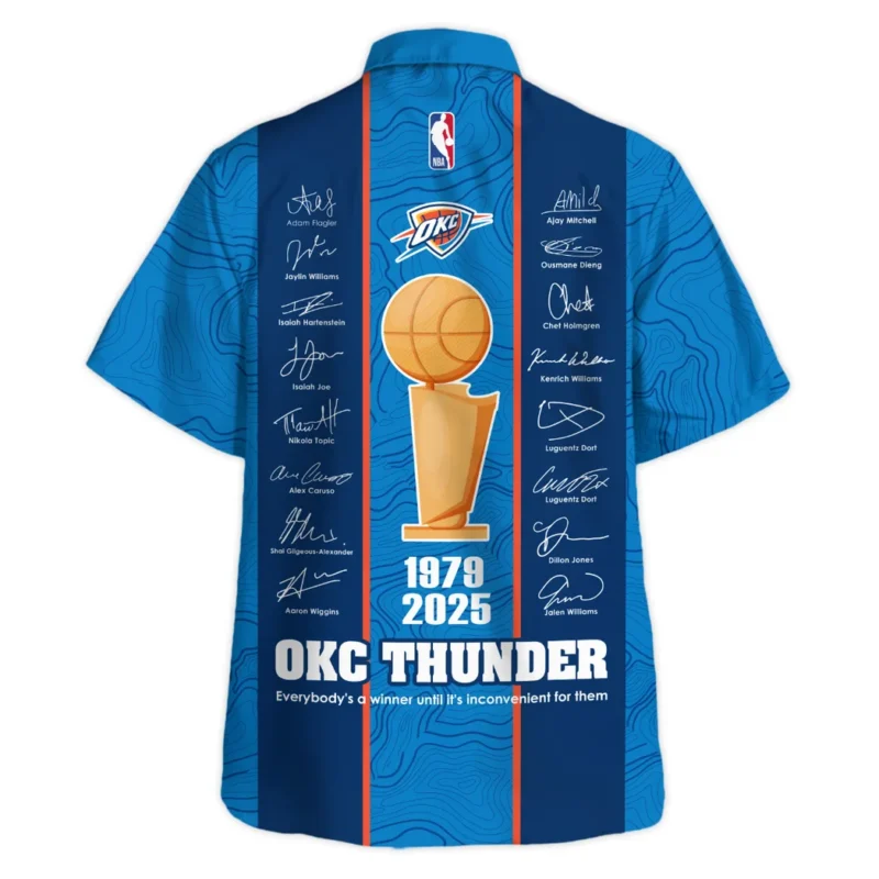 Basketball Club Hawaiian shirt NBA 2025 For Fan Basketball Club HVN1093OKC062425HAW - Image 3
