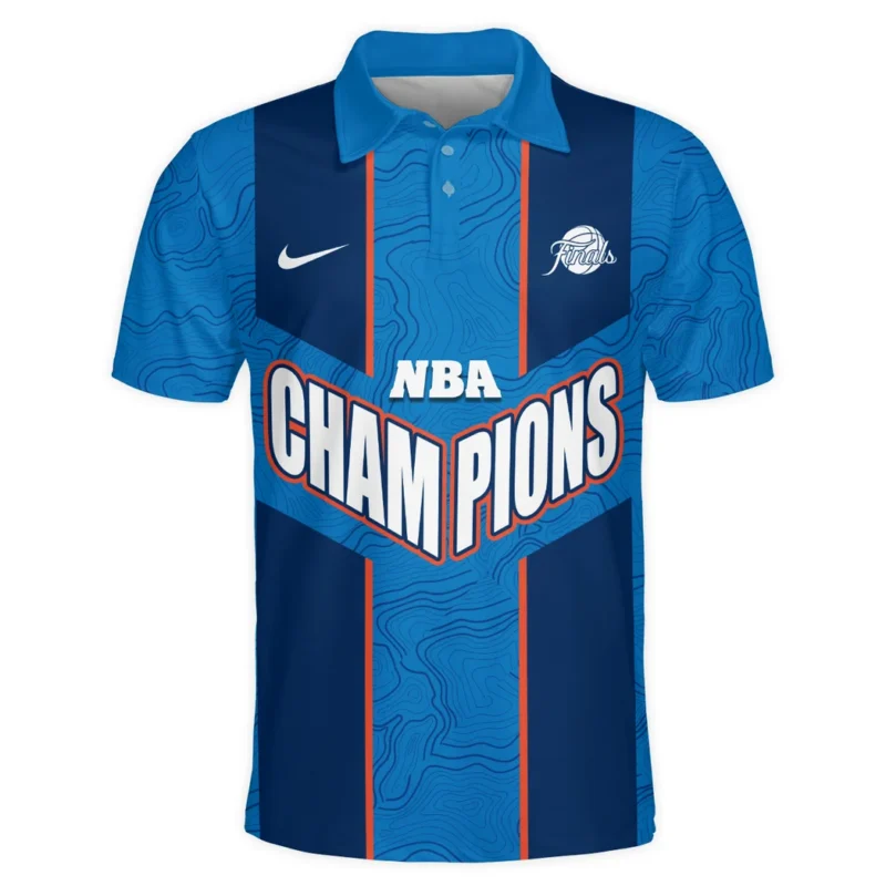 Basketball Club Polo Shirt NBA 2025 For Fan Basketball Club HVN1093OKC062425POS - Image 2