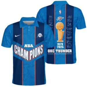Basketball Club Polo Shirt NBA 2025 For Fan Basketball Club HVN1093OKC062425POS