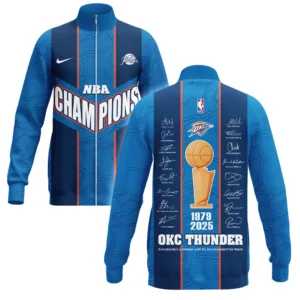Basketball Stand Collar Jacket NBA 2025 For Fan Basketball HVN1093OKC062425SCJ