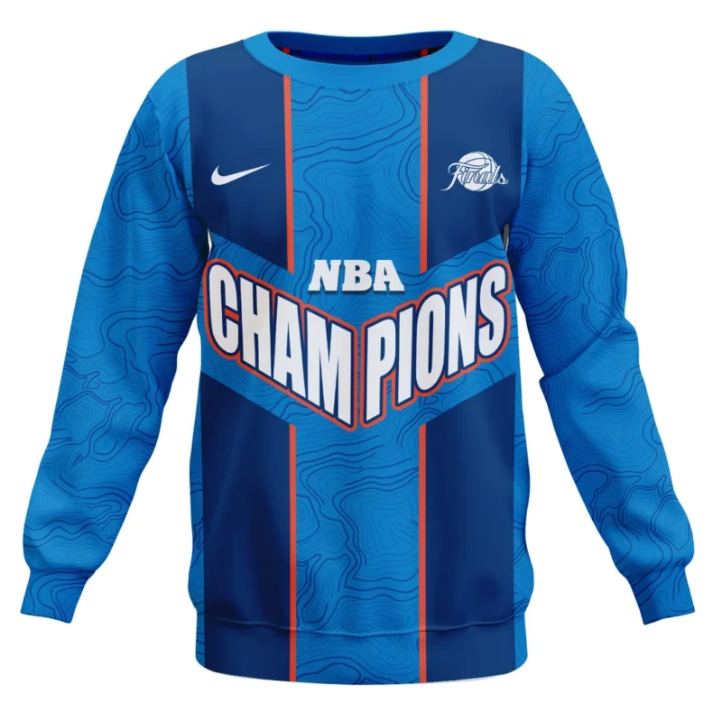 Basketball Sweatshirt NBA 2025 For Fan Basketball HVN1093OKC062425SW - Image 2