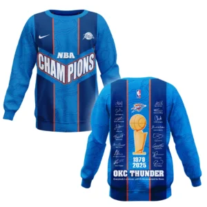 Basketball Sweatshirt NBA 2025 For Fan Basketball HVN1093OKC062425SW