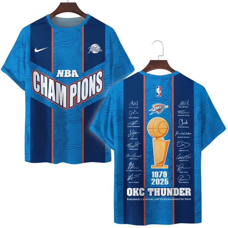 Basketball Club T-Shirt NBA 2025 For Fan Basketball Club HVN1093OKC062425TS3D